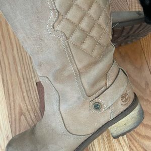 Timberland classic ankle booties women's size 8.5 tan leather